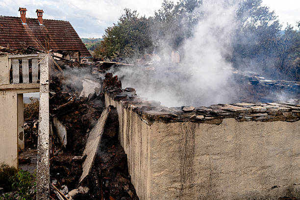 Professional Fire Damage Assessment technician working in Pipersville, PA